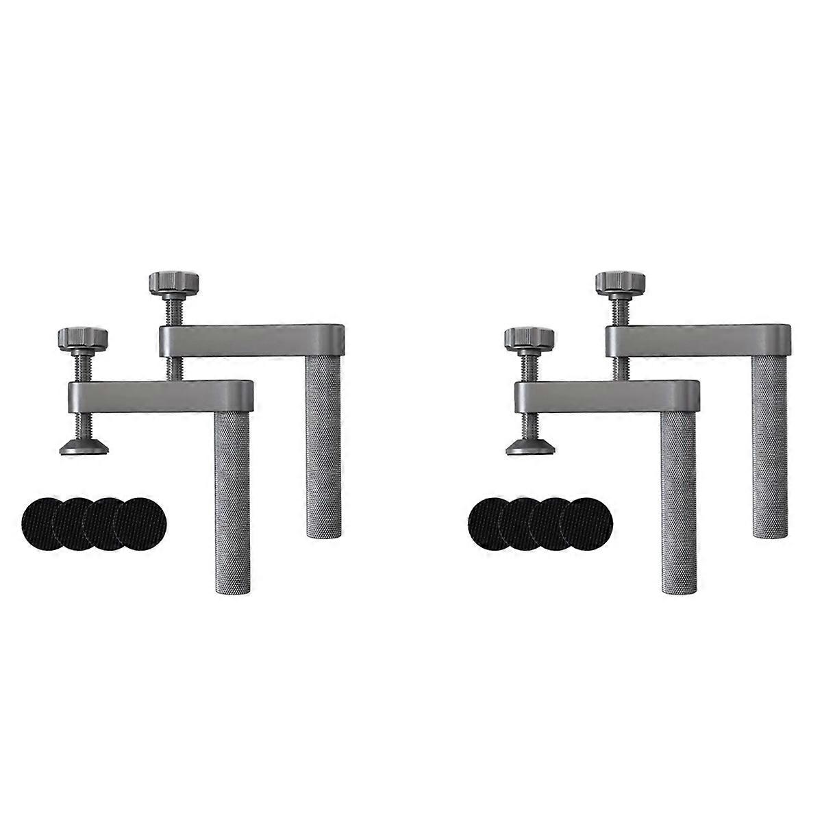 2pcs Bench Dog Clamp with Non-Slip Pad 19mm for Woodworking Tool