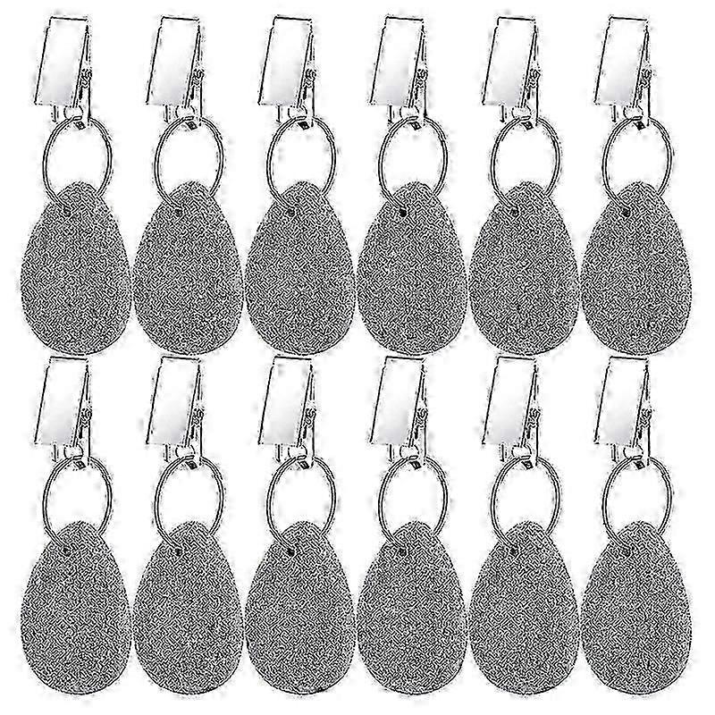 12 Pieces Tablecloth Weights Tablecloth Pendant Teardrop Shape Table Cover Weights Stone Table Weigh