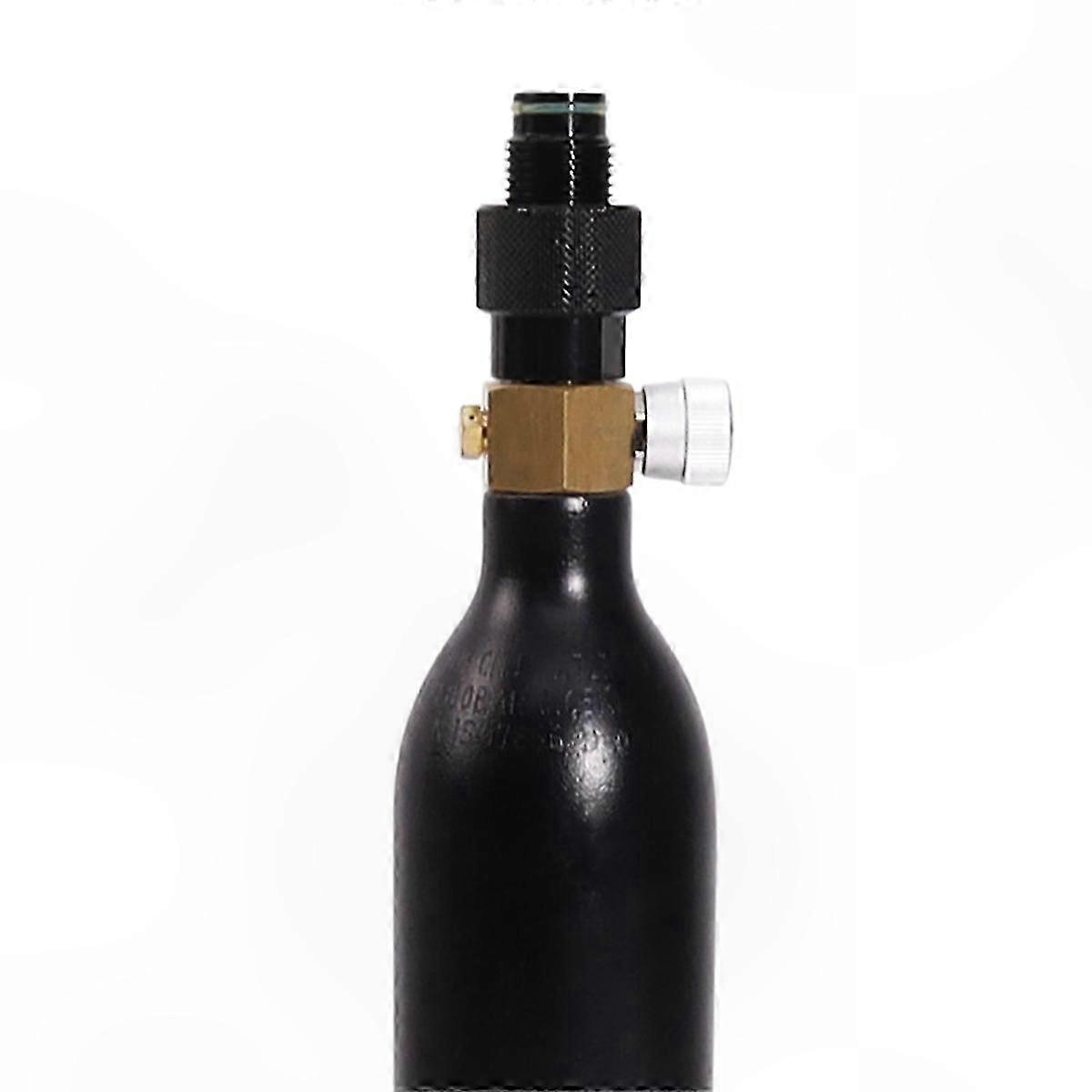CO2 Pin Valve Depressor with ON/OFF Regulator Adapter, G1/2-14 Thread Saver for Compressed Air Systems