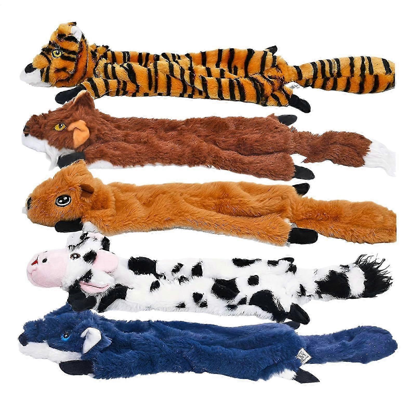 Dog Stuffed Toys Plush Interactive Biting Toy For Small Breed Aggressive Chewers Teething Training Rewards 25-26