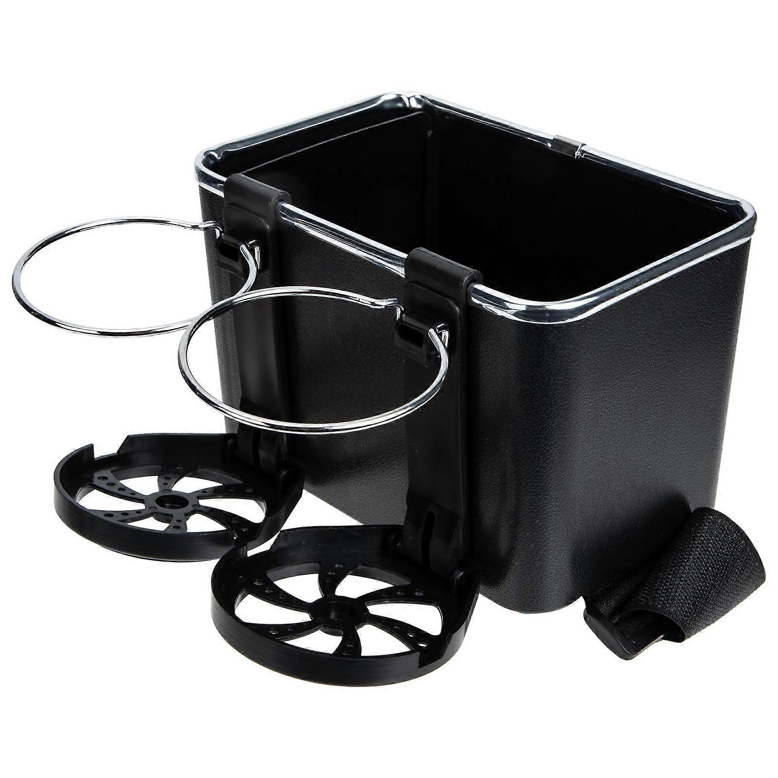 Car Armrest Storage Box Organizer with Cup Holder 5Pcs for Center Console