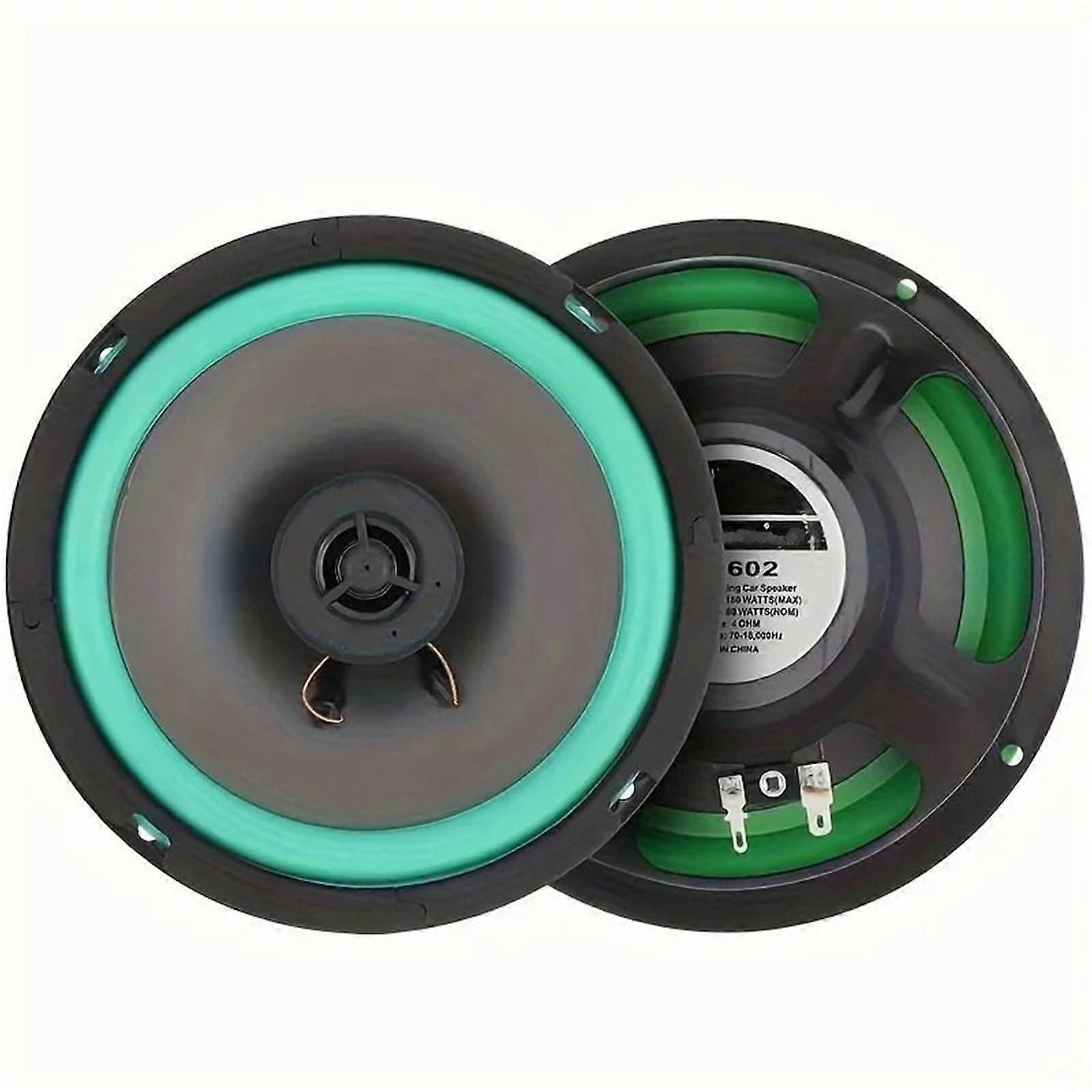 Car Coaxial Speaker 6.5Inch 2Way 1Pc Car Door Audio Music Stereo Full Frequency Tweeter Mid Bass Woofer