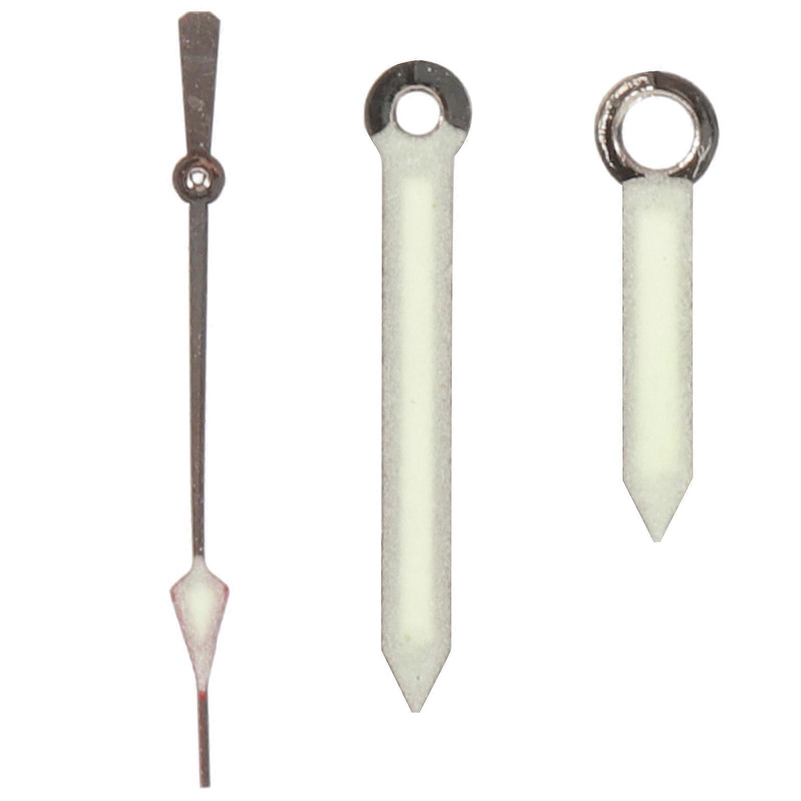 Luminous Iron Watch Hands Replacement for Repairing Use 5Sets Watch Hands