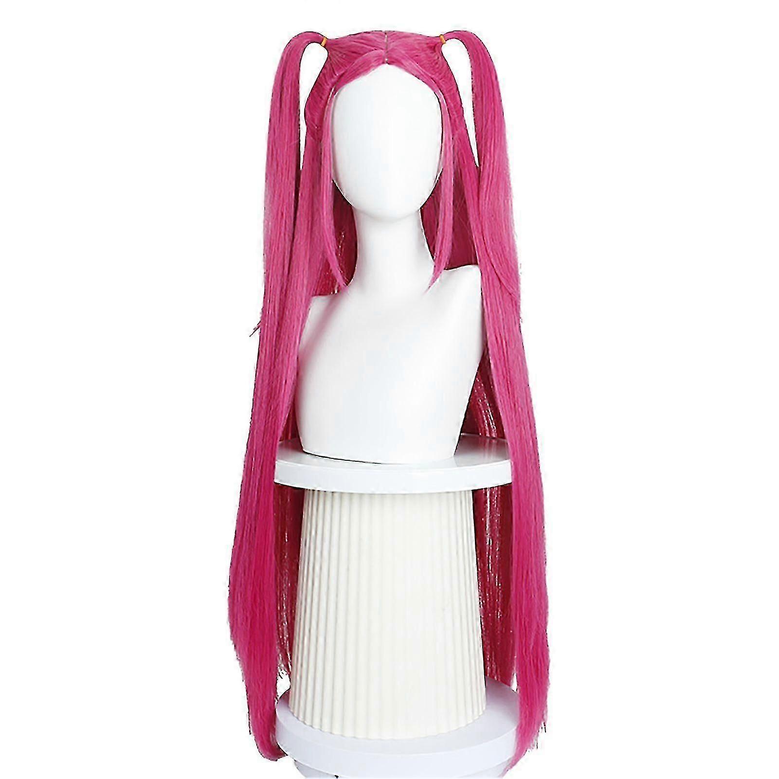 デーモンハンターコスチュームルミウィッグルミコスプレウィッグアニメゾーイミラウィッグ女性用ロングストレートヘアアクセサリー