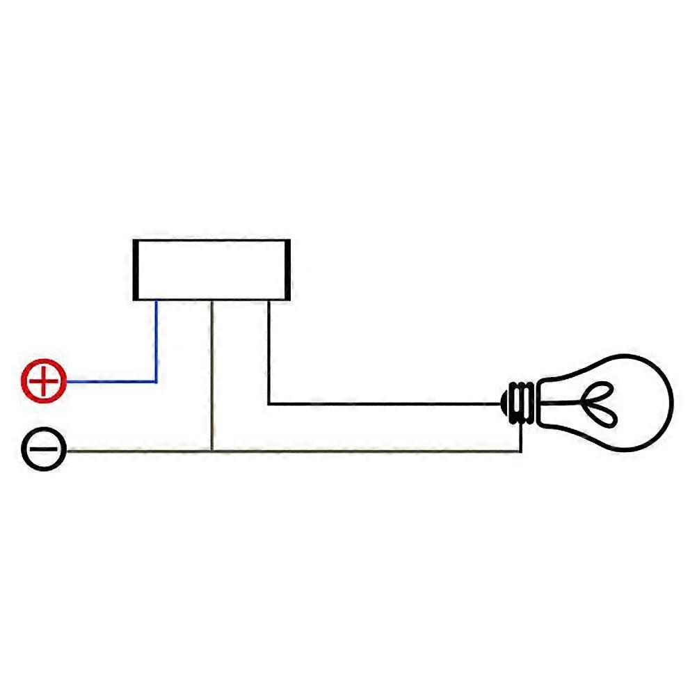 Black Motorcycle Handlebar Turn Signal Switch with Indicator Light