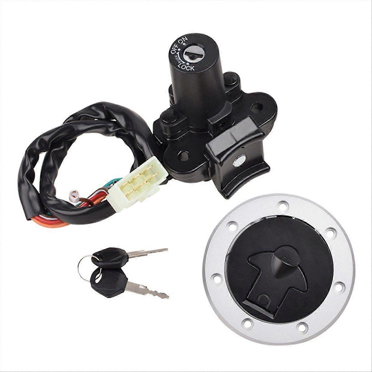 Motorcycle Ignition Switch Lock with KEY Motorcycle Parts for ZZR400 ZZR600 ZX6R ZX7R ZX9R