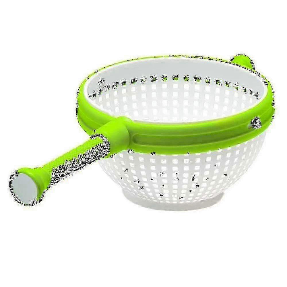 Easy-to-use Salad Spinner | Non-scratch, Nylon Spinning Colander | Lettuce Spinner Edition 0822