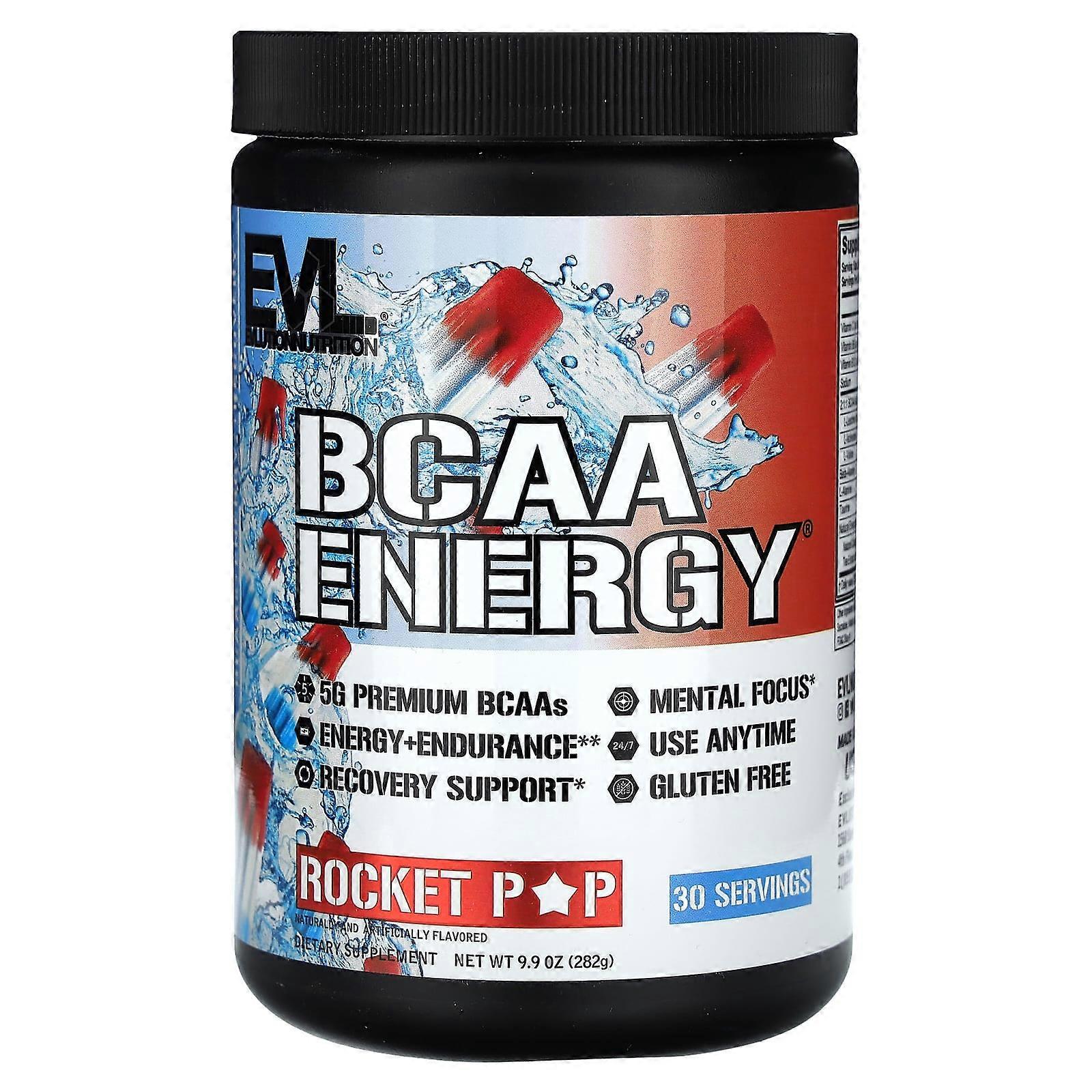 BCAA Energy, Rocket Pop, 9.9 oz (282 g)