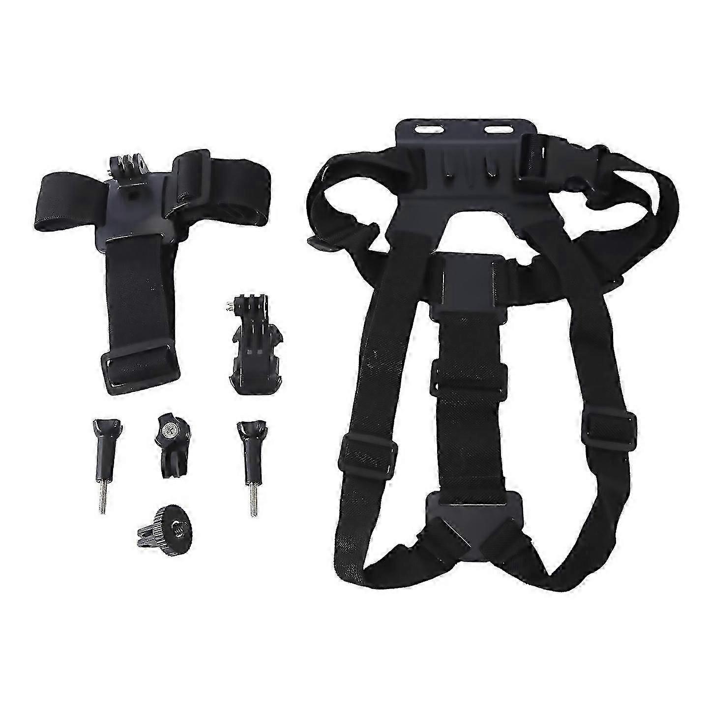For Riding Head Strap Chest Mount Strap Harness Kit For