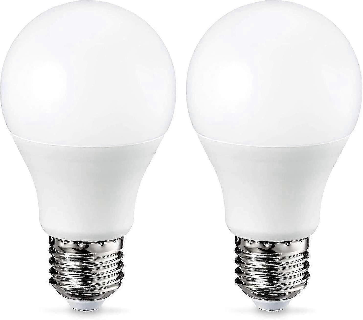 2 Pc LED E27 Screw Bulb, 9W (equivalent to 60W), Warm White, Dimmable