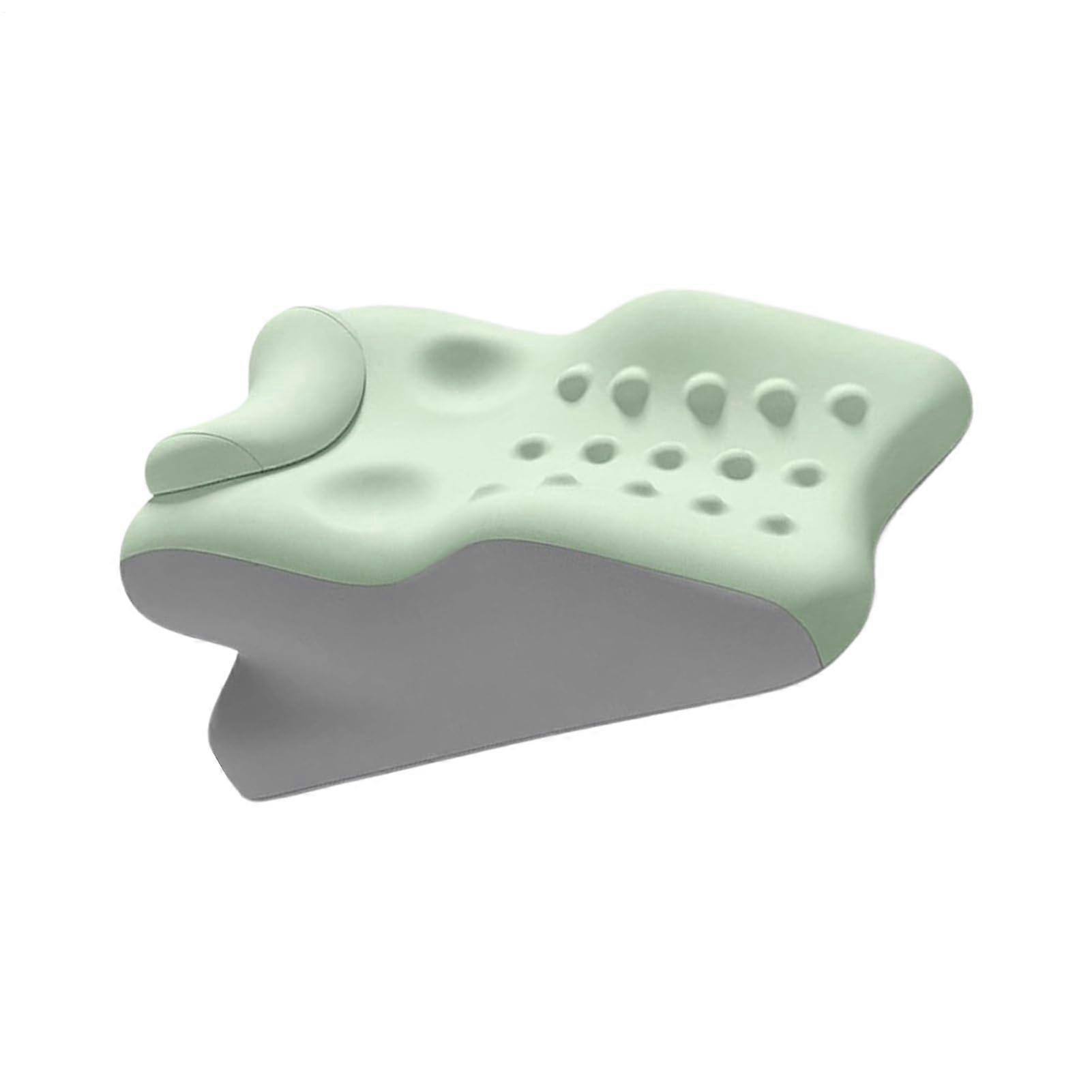 Pillow Wedges for Sleeping Memory Foam Wedge Pillow Ergonomic Neck Support Washable Cover For Side Sleepers Green