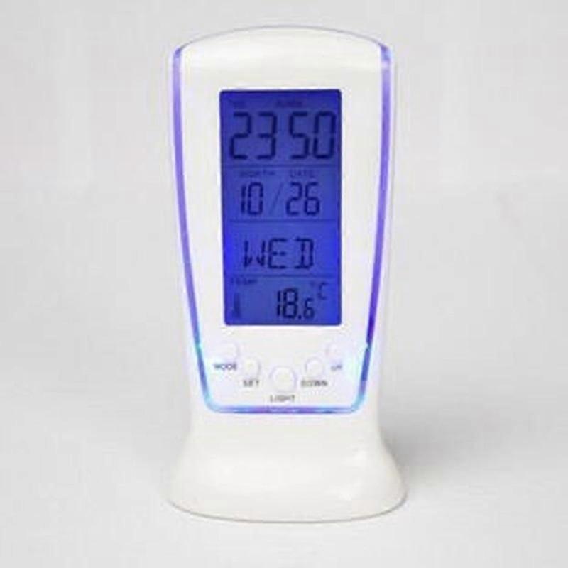 Led Digital Alarm Clock Backlight Electronic Calendar Thermometer Led Clock Digital Calendar Temperature