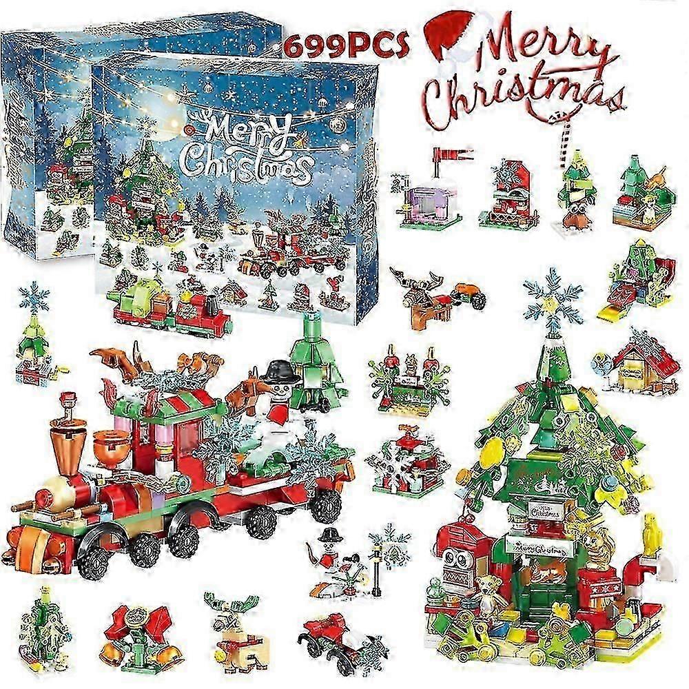 2025 Advent Calendar Animal Train Kids Calendar, Σετ έκπληξη ημερολογίου 24 ημερών,