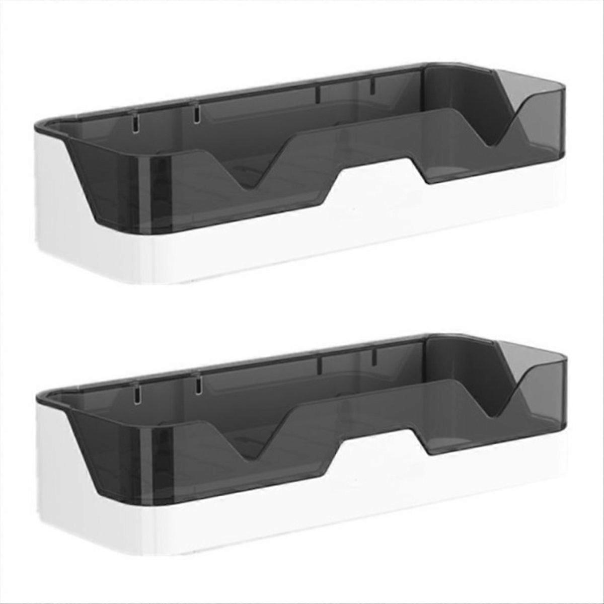 2-Pack Adhesive Shower Caddy, No Drilling Shower Racks