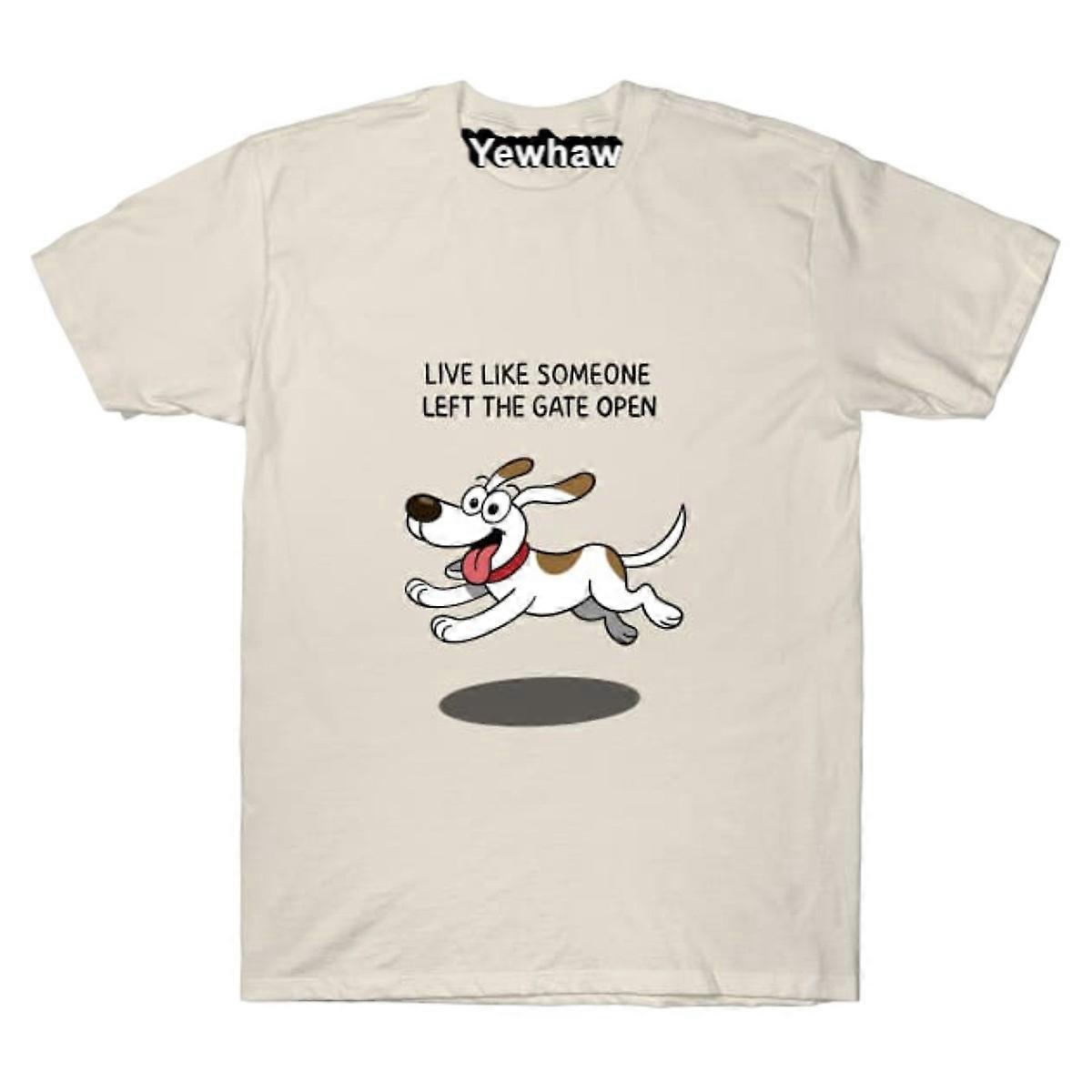 Vivi come qualcuno ha lasciato il cancello aperto v2 T-shirt Funny Tee