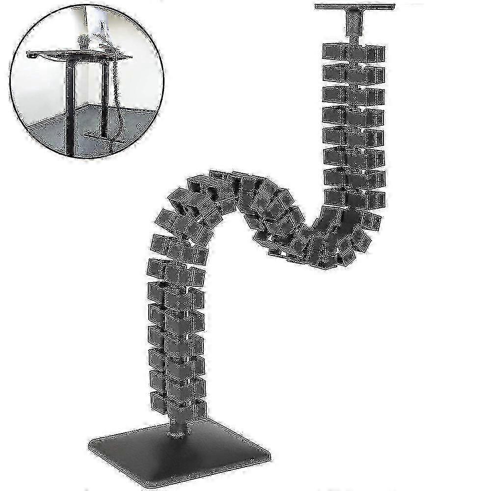 Cable Management Spine, Desk Cord Organizer Vertebrae, Keeps Power