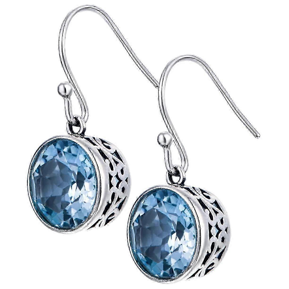 Gemstone Drop Earrings Hypoallergenic for Women's