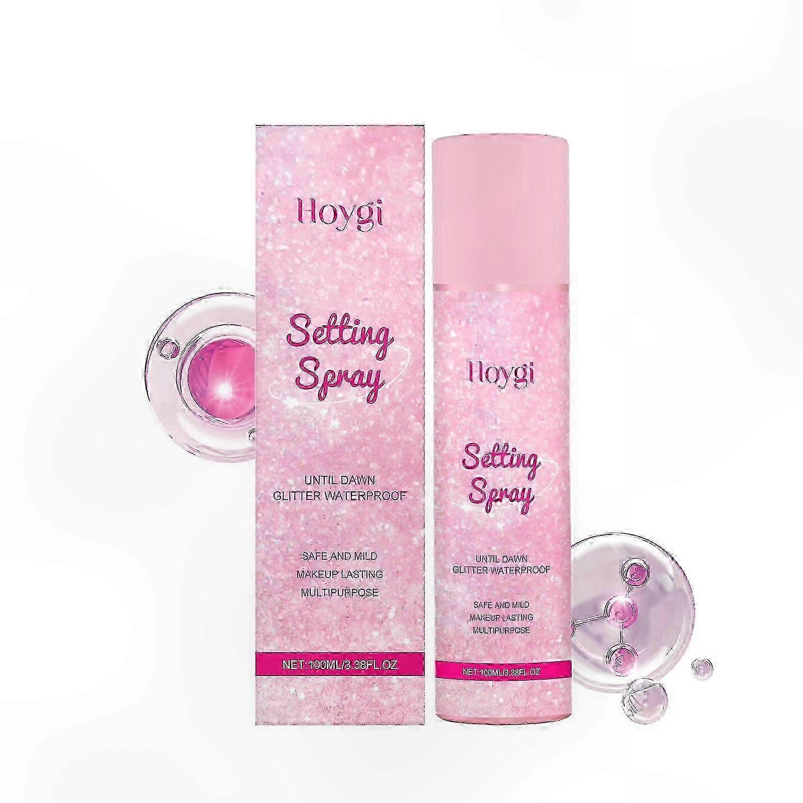 Setting Spray with Mica and Hyaluronic Acid - Fixing Mist for Oil Control and Radiant Glow