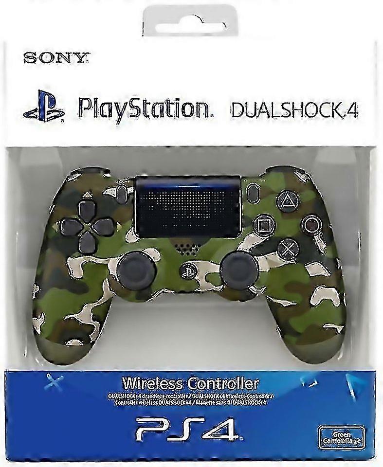 For Official Playstation For Ps4 Dualshock 4 V2 Wireless Controller Kontroller Camouflage Green