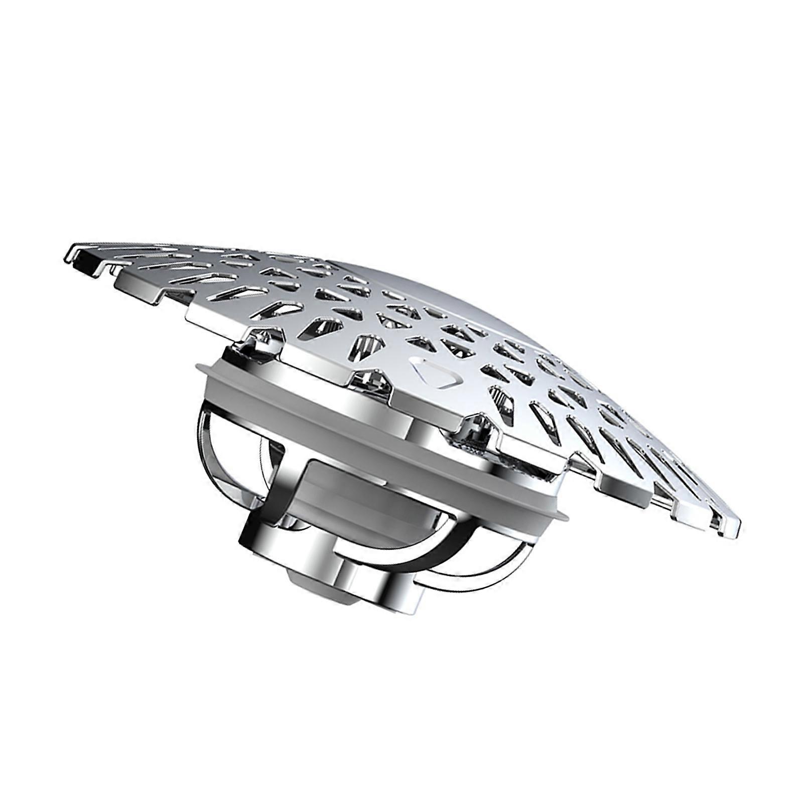 Practical Push Button Bathtubs Drain Protectors Sturdy Metal Base Efficient Water Flows Without Residual Liquid Multicolor