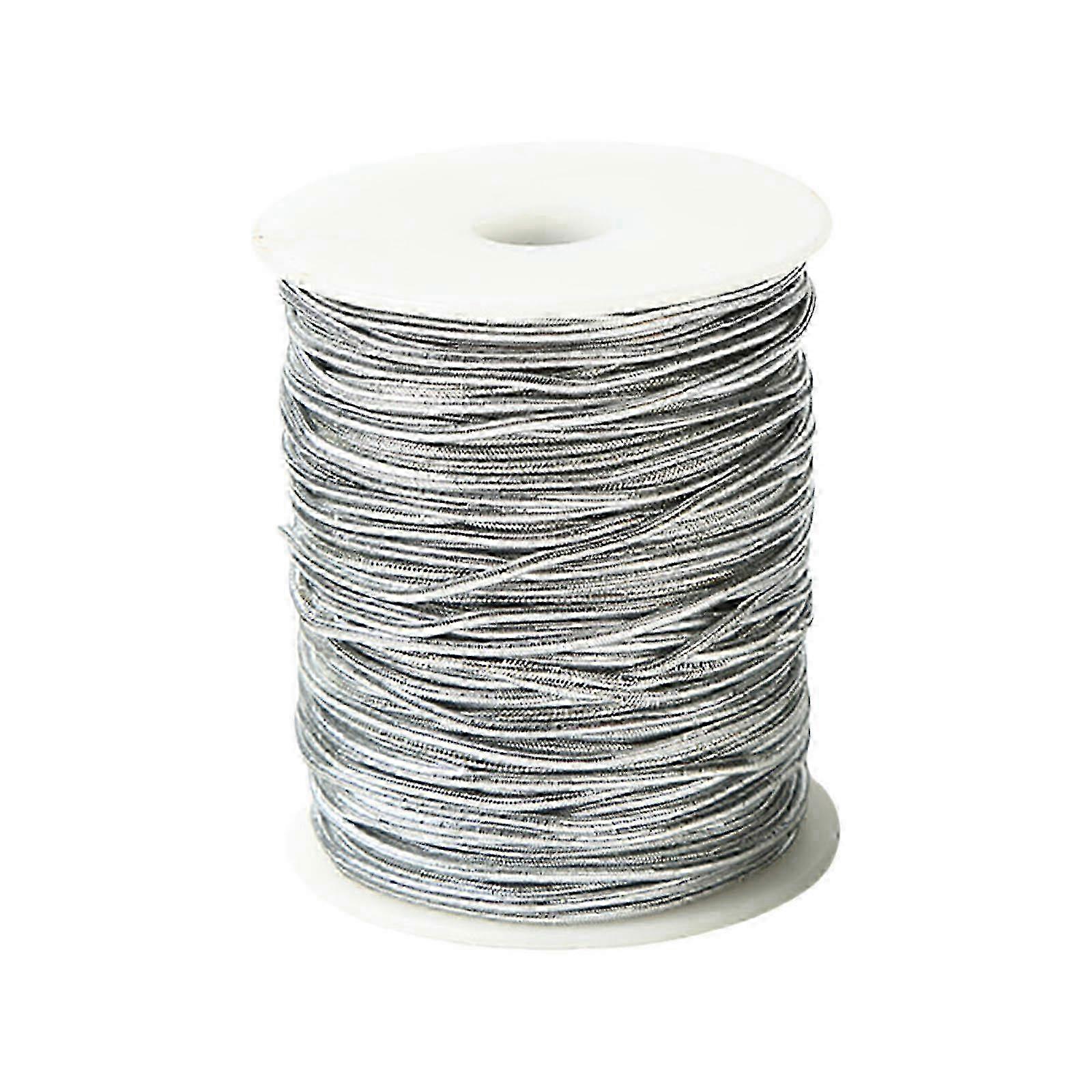 Metallic Stretch Cord Elastic Cords Elastic String Rope Stretchy Tinsel Cord Rope for Craft Jewelry Making Gift Wrapping