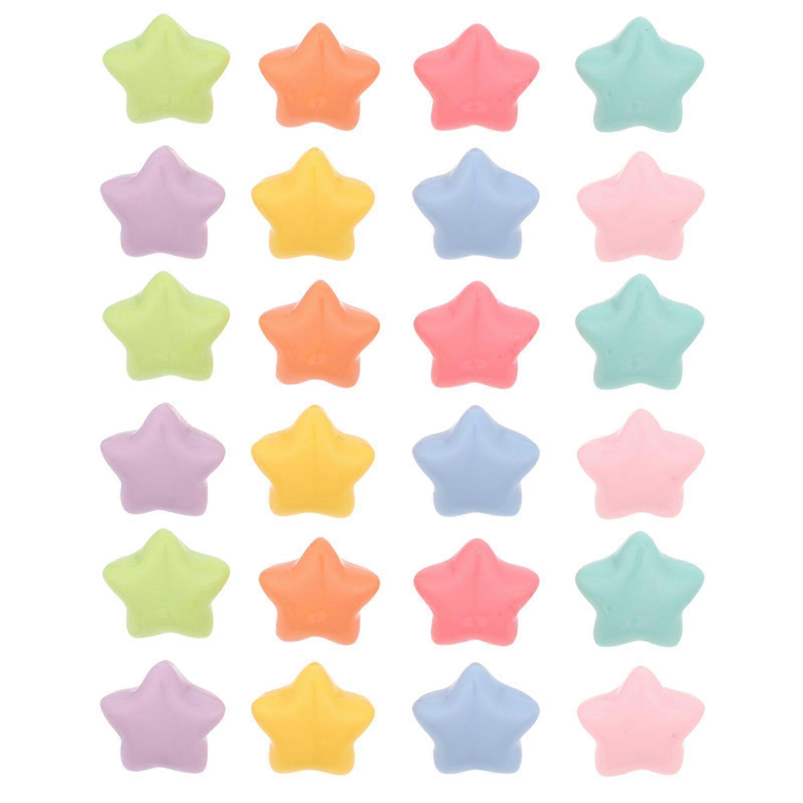 30pcs Push Pins Tacks: Star Shaped Thumb Tacks - Resin Pushpins for Cork Board Bulletin Board Map Wall Hanging Photo Display