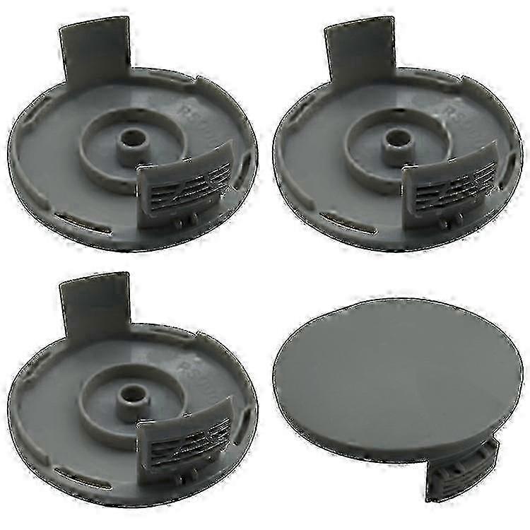 4-Piece Ryobi Replacement Spool Caps Compatible with Models RLT4027 RLT4125 RLT5027 RLT6030 RLT5127 and RLT6130 Mower Attachments