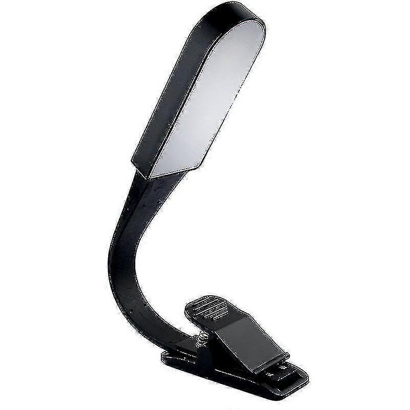 Usb Rechargeable LED Clip Lamp with Stepless Dimming for Dormitory & Bedside Use: Perfect for Reading & Book Lighting