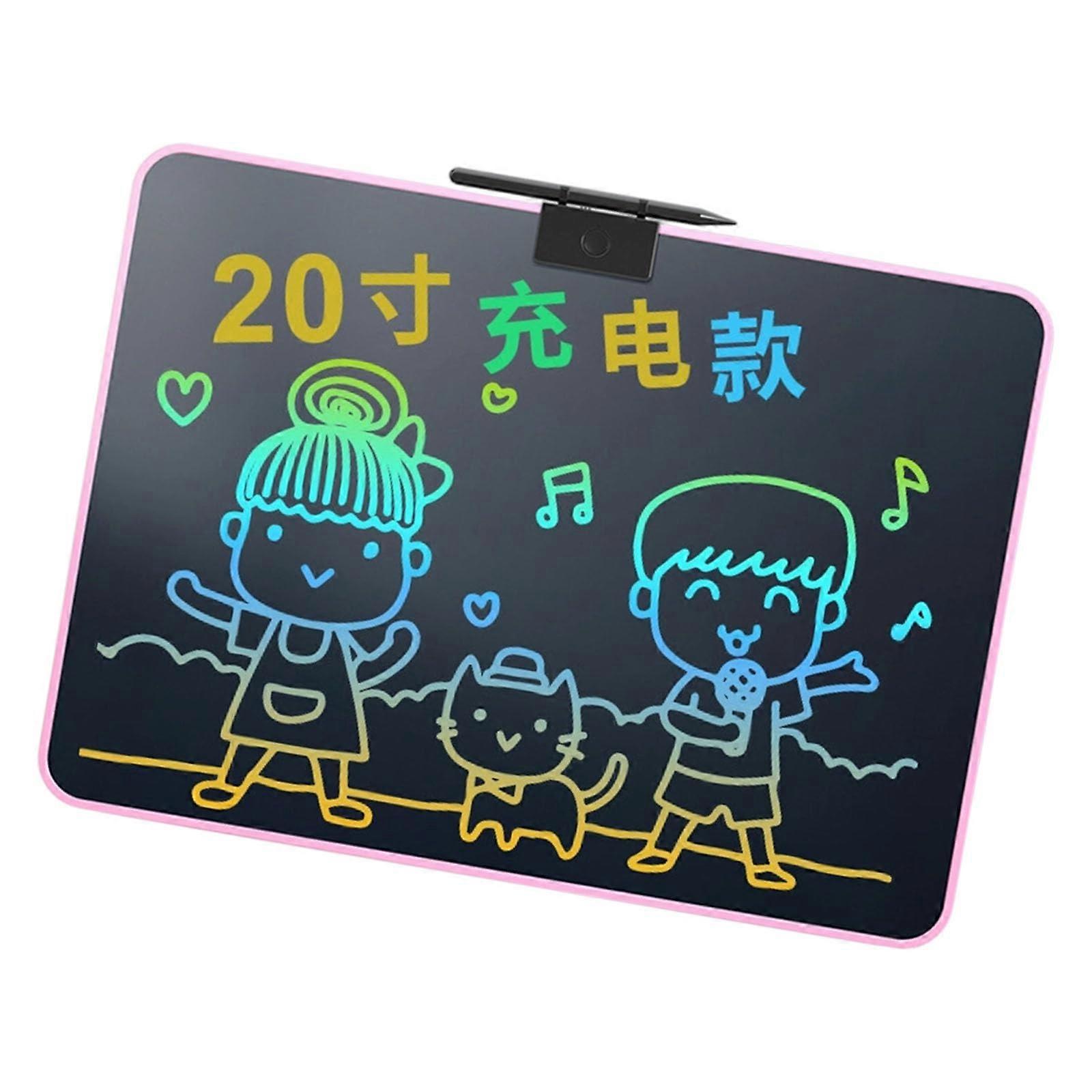 Rechargeable Kids Writing Board 16.5 Inch LCD Screen Portable Drawing Tablet For Doodling And Sketch With Erase Button