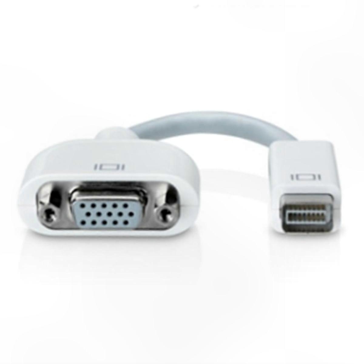 Mini DVI to VGA Monitor Adapter Cable for MacBook Computers