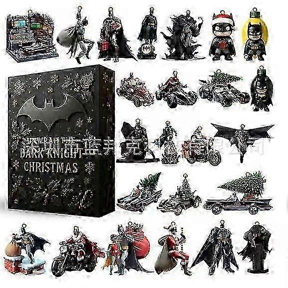Unwrap the Dark Knight Batman themed Christmas advent calendar box