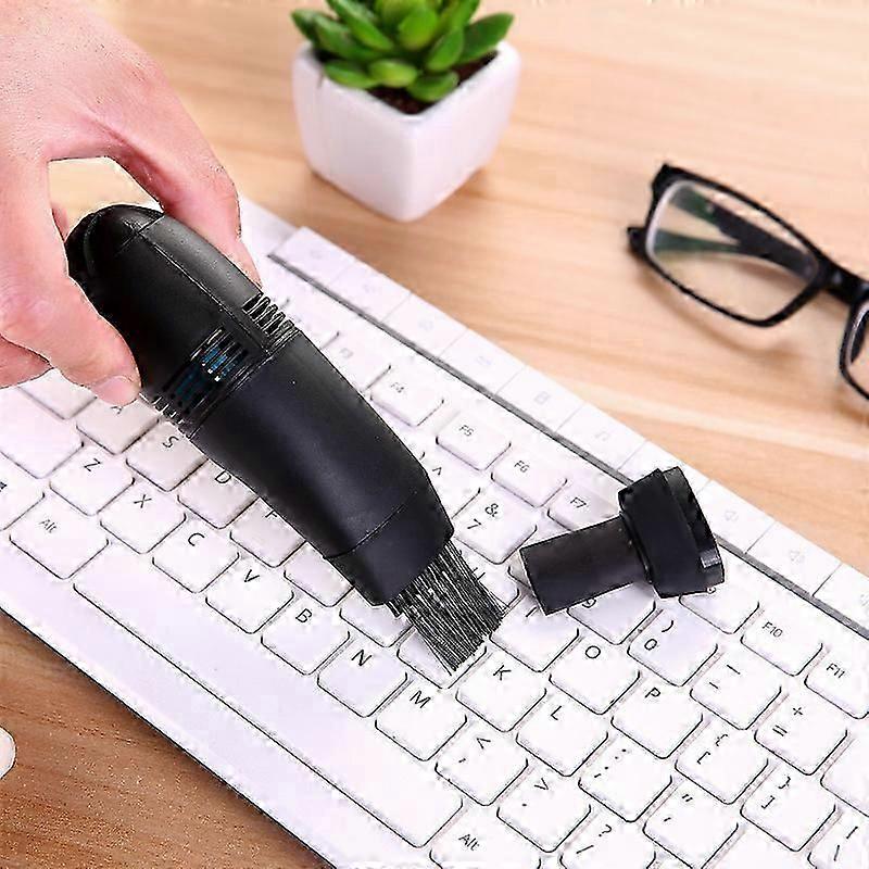 Portable Mini Computer Vacuum USB Keyboard Cleaner PC Laptop Brush Dust