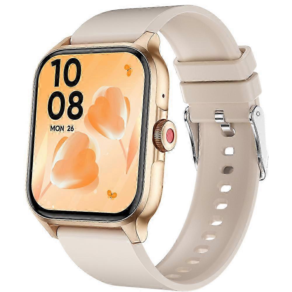 GloryFit 1,85-tuumainen IP68-vedenpitävä älykello puheluiden, sykkeen ja unen seurantaan