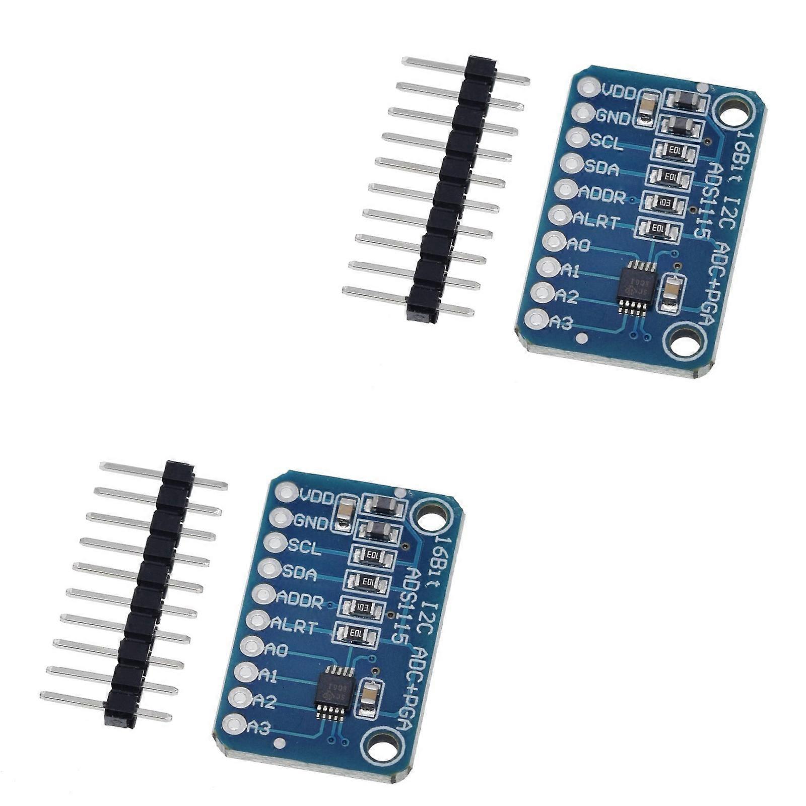 ADS1115 i2c iic analog til digital adapter 16 bit 4-kanals i2c adc-modul udviklingskort til integrationsprojekter flerfarvet