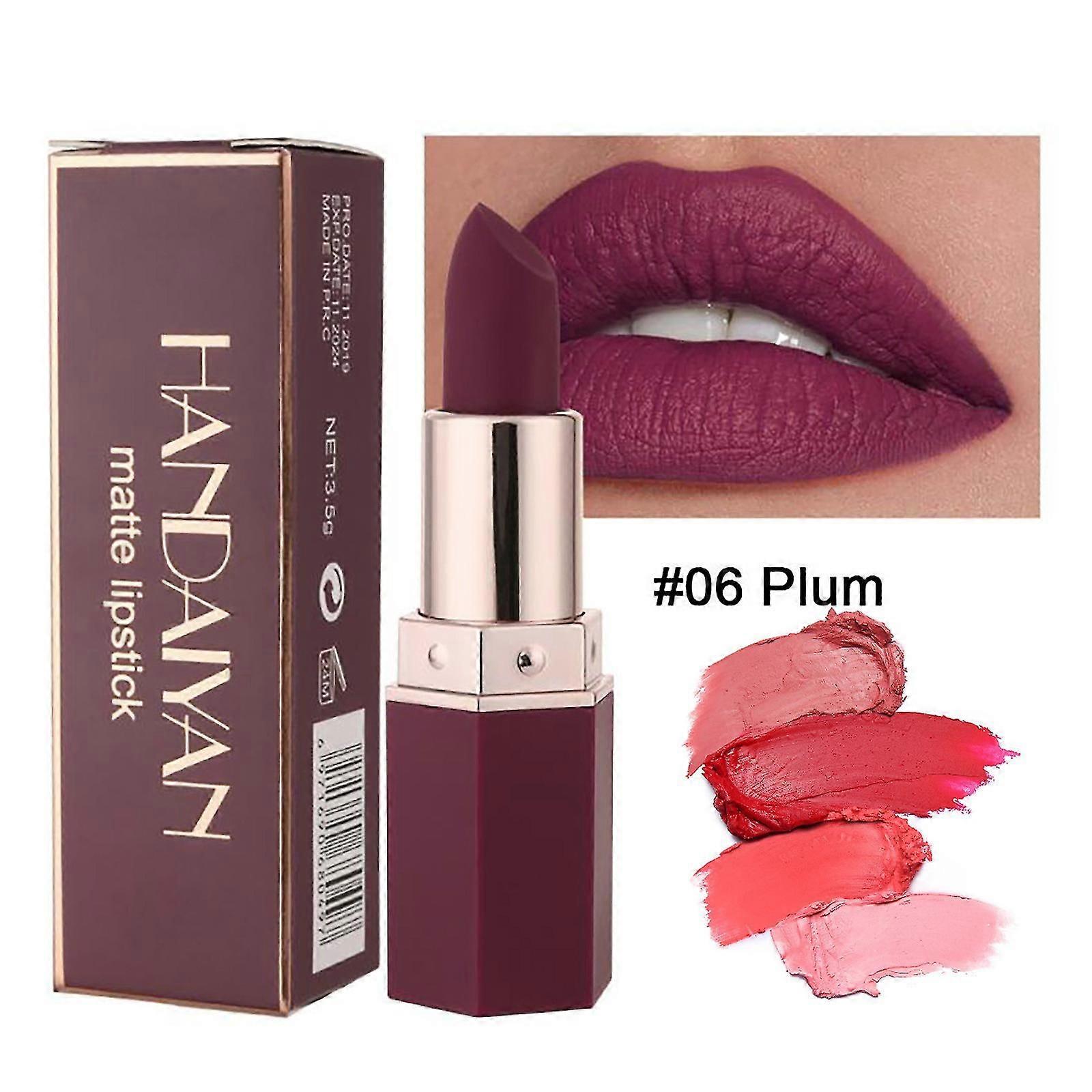 Handaiyan 6 Color Matte Non-stick Cup Non-fading Lipstick #02