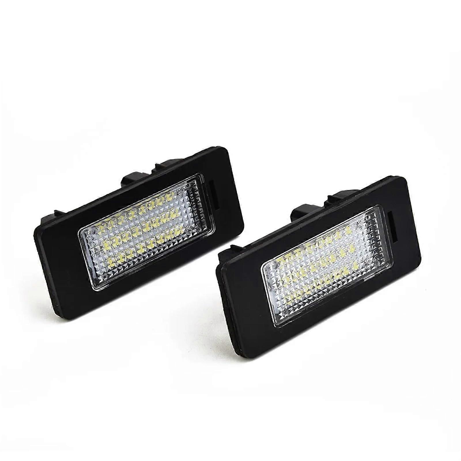 License Plate Light 2pcs 24LED Number Plate Lamp for E90 E92 E93 E70 E39 F30 E60 E61