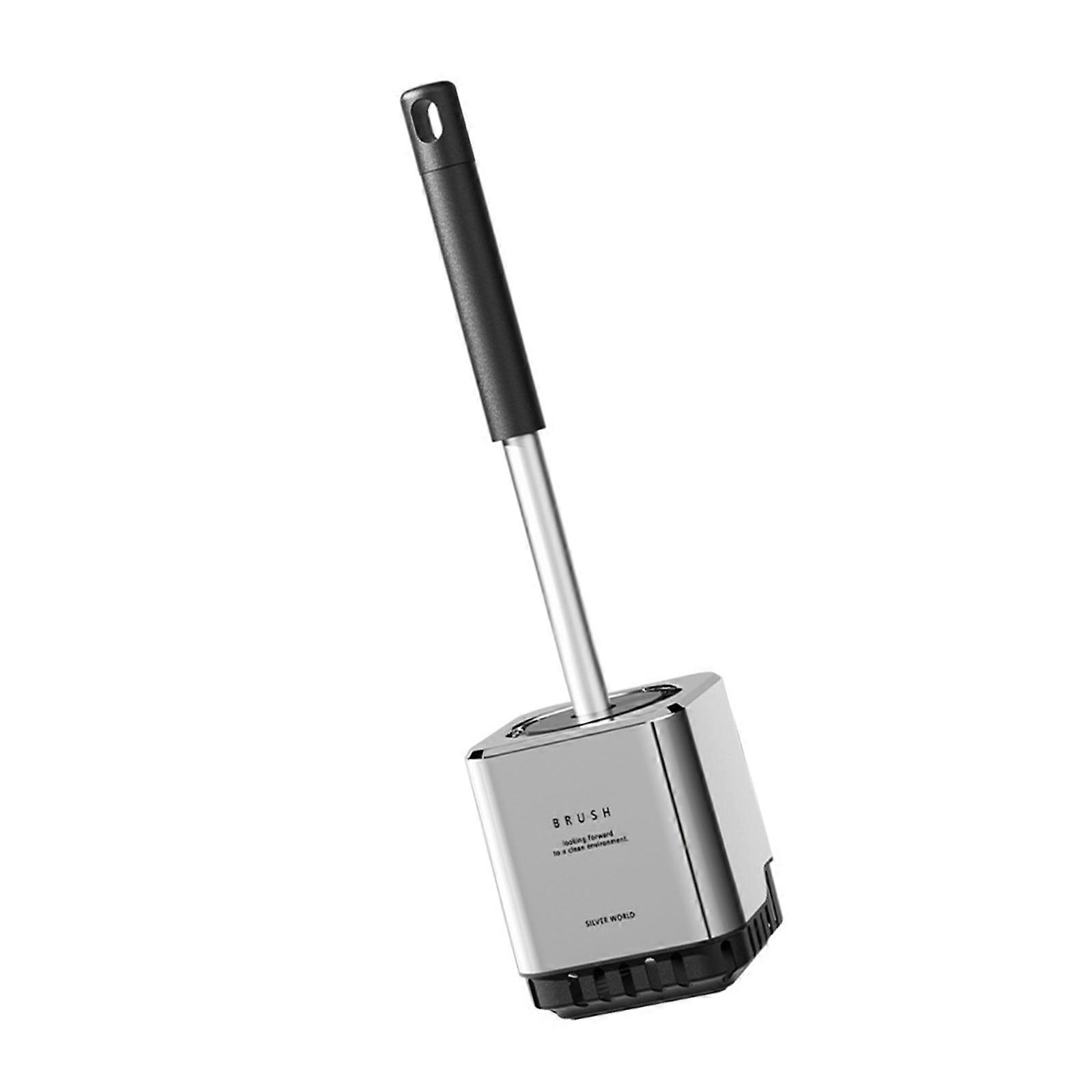 Wall Mounted Toilet Cleaning Brush Extended Handle Design Mold Resistant Materials Soft Scrubbing Fibers Easy Assembly Multicolor