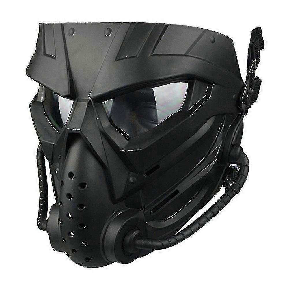 Máscara de airsoft máscara facial completa com proteção ocular resistente à colisão para o Halloween