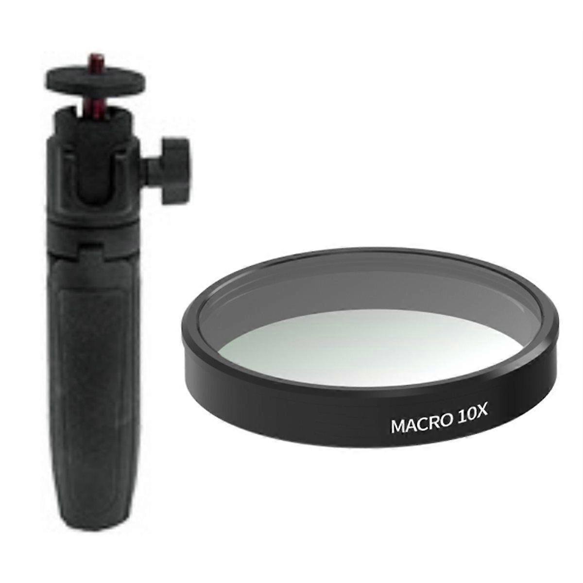 For Nano MACRO 10X Lens Filter+Mini Selfie Stick Portrait Focus Lens Filter for Nano Action Camera