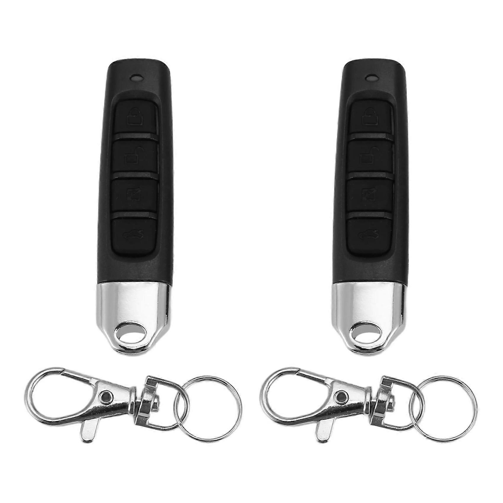 433MHZ Remote Control Garage Gate Door Opener Remote Control Duplicator Clone Cloning Code Car Key(2PCS)B
