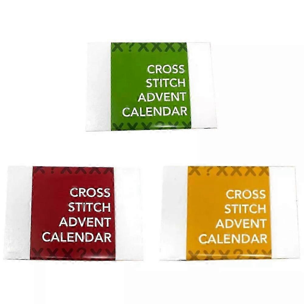 Cross Stitch Advent Calendar for Christmas 2025 Holiday Countdown