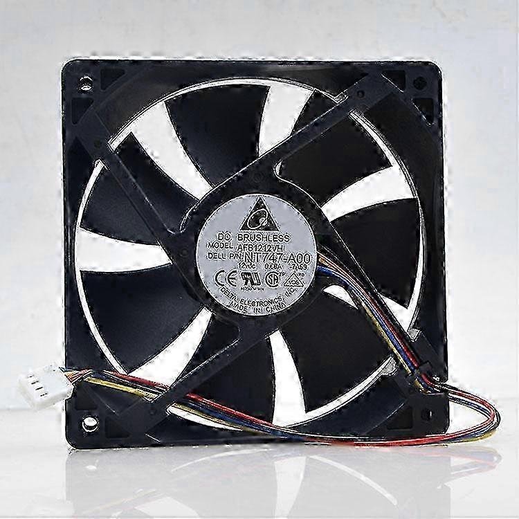 120mm Computer Fans PWM For Delta AFB1212VH-BL3V AFB1212VH 112V 0.60A 4lines Dedicated 120mm Fan For 120*120*25mm