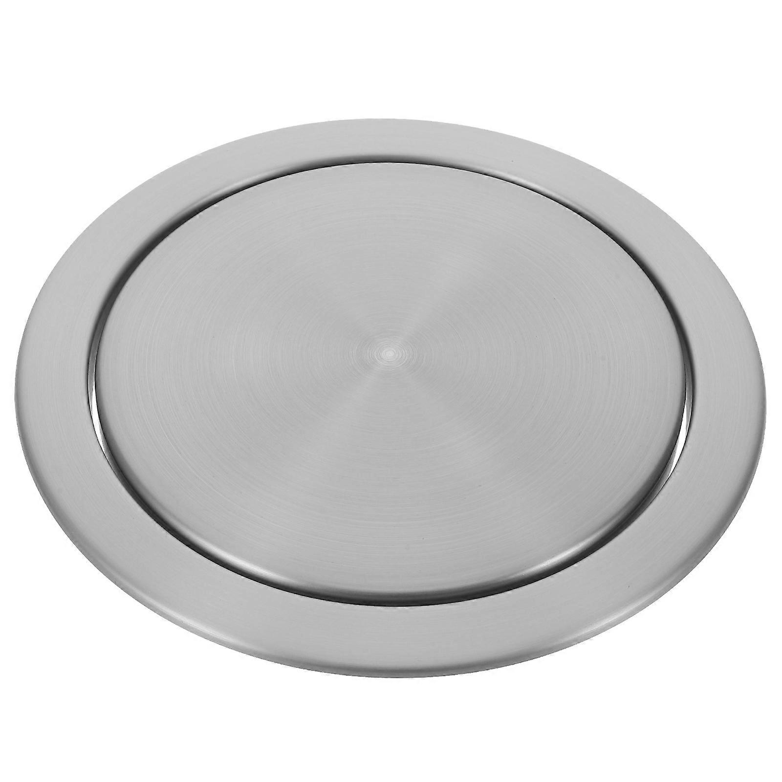 Embedded Trash Can Lid Built-in Countertop Swing Lid for Kitchen Bathroom Use