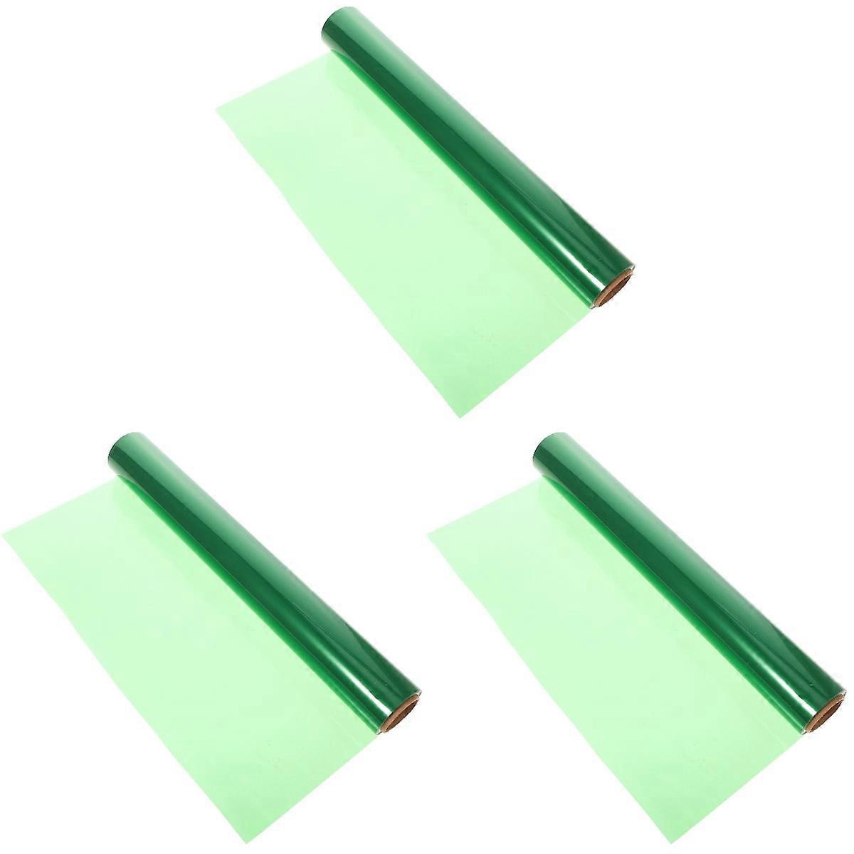 3 Rolls of Cellophane Roll Craft Cellophane Wrapping Paper Flower Wrapping Material