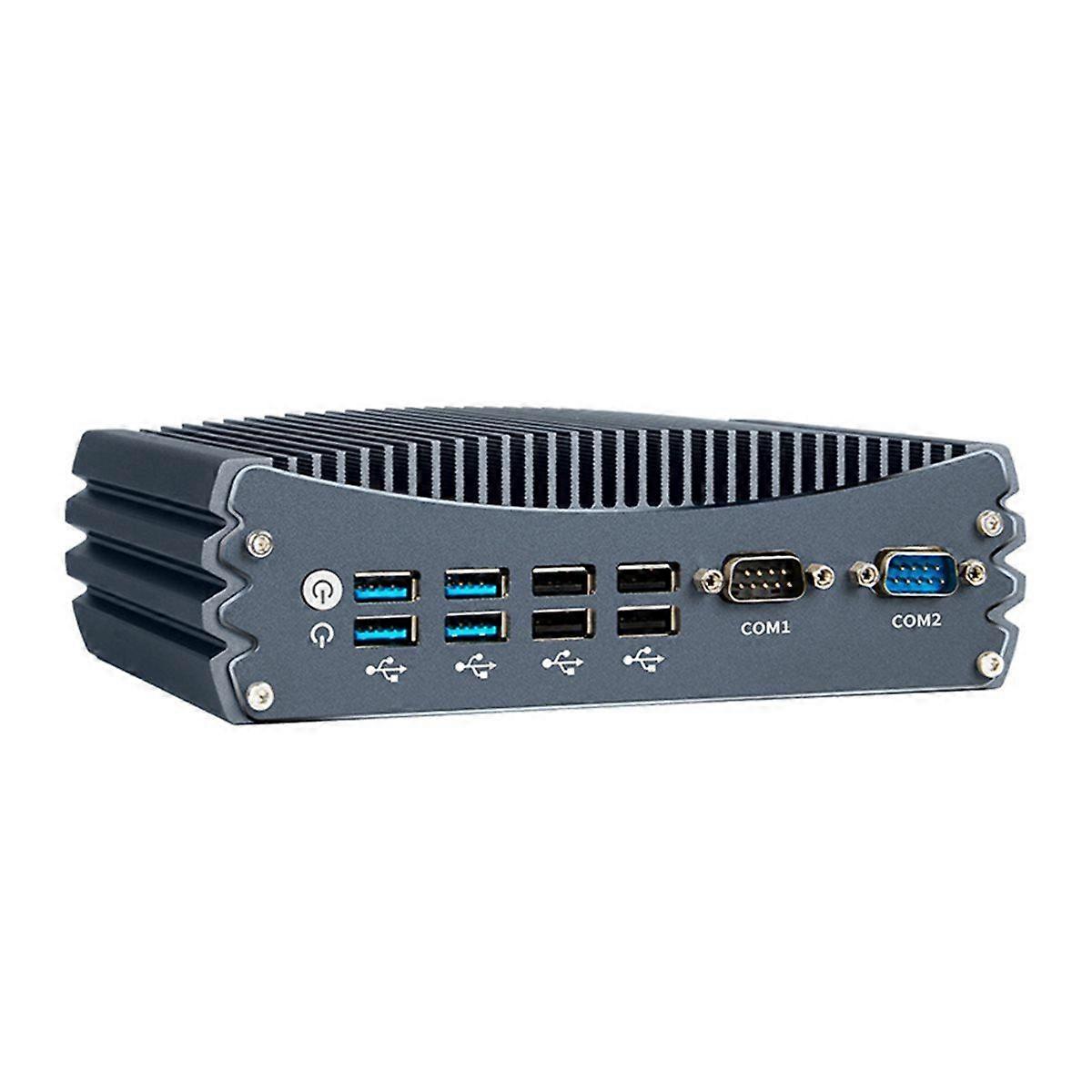 I5-4278U Fanless Industrial Mini PC 2x Gigabit LAN 2x COM 8x USB Support WiFi 4G SIM LTE Win Linux