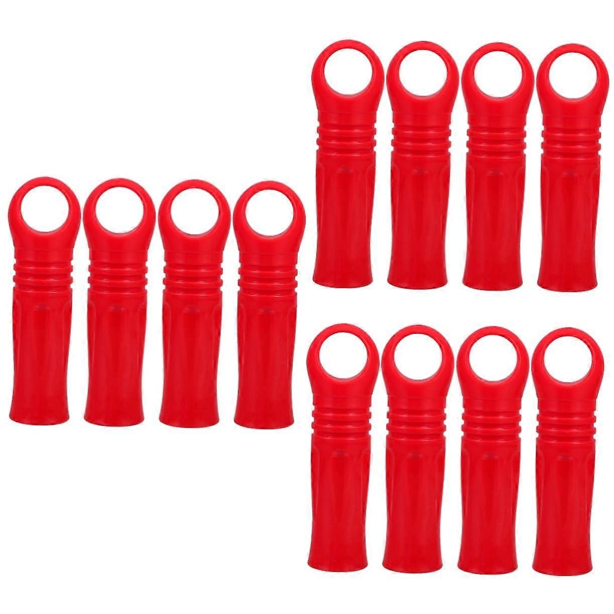 12 Pack Mop Handle Replacement Grips Ergonomic End Caps for Dustpan and Cleaning Tools