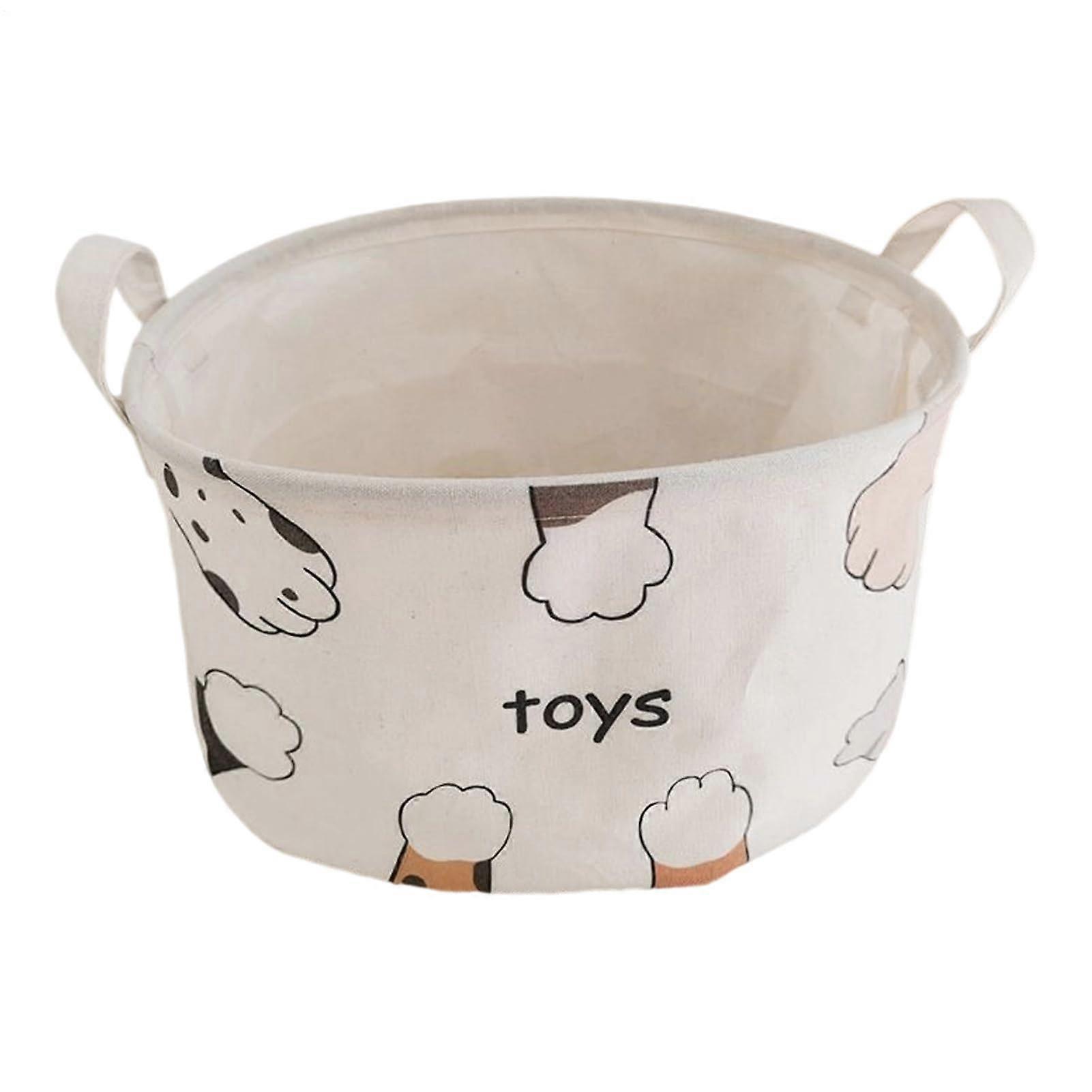 Storage Baskets for Organising Fabric Toy Bin With Ergonomic Side Handles Shelf Storage Container for Baby Nursery