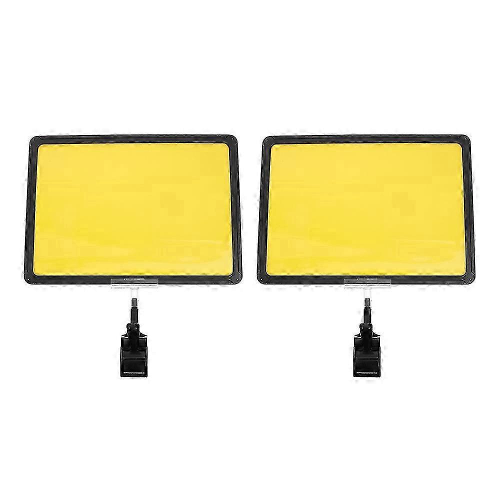 クリップオンサインホルダーA4サイズ小売店用30.00X21.50X1.00CMは、情報をはっきりと発信します2セット