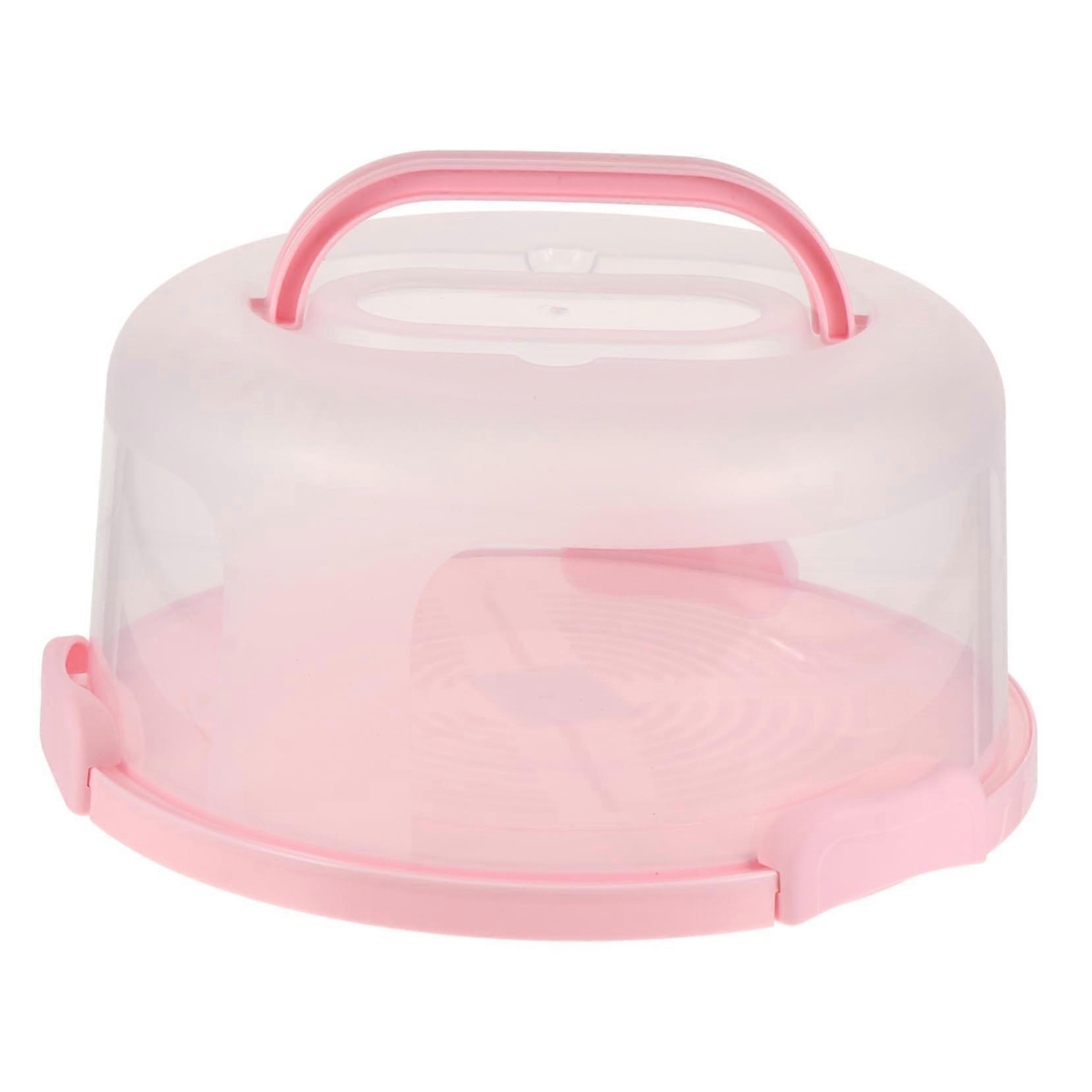 Reusable Cake Carrier with Handle for Secure Cake Transportation and Parties Events