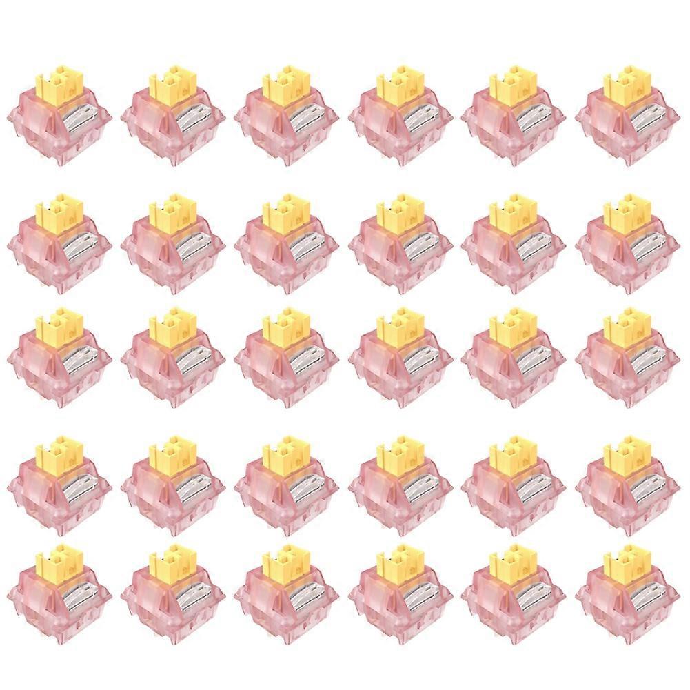 V3 Switch Lubed Silent V3 Switches Mechanical Keyboard Linear Tactile 5Pin Hot Swap PA66 Pre Lubed POM Honey Peach Shaft